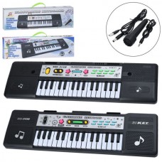 Синтезатор MQ3108-3118 42-12-4смсм, 31клавіша, мікрофон, демо, 2види, на бат-ці, USBшнур, в кор-ці, 45-12,5-5,5см