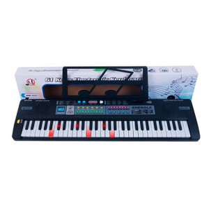 Детский синтезатор MQ6109L 61клавиша, микрофон, муз, свет, запись, регулятор громкости, на бат/от сети