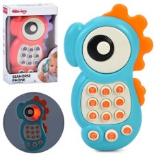 Детский телефон BabyToys 6226 морской конек со светом и музыкой