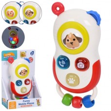 Іграшковий телефон BabyToys 66012 з музикою та світлом