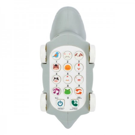 Игрушечный телефон динозавр BabyToys B8808A со звуками и светом Игрушечный телефон динозавр BabyToys B8808A со звуками и светом