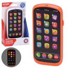 Детский телефон BabyToys HE0564 с музыкой и светом