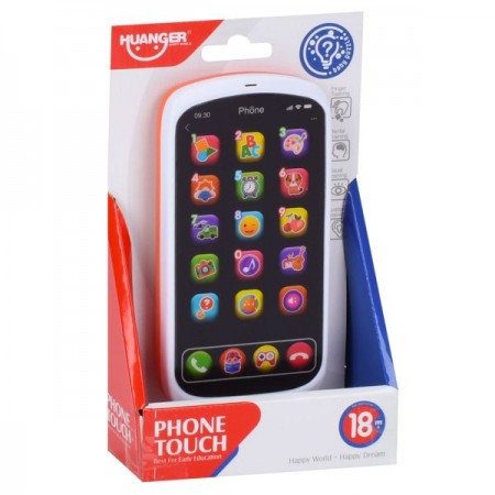 Детский телефон BabyToys HE0564 с музыкой и светом