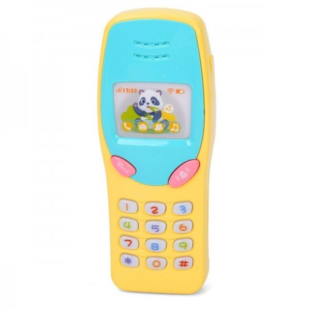 Іграшковий телефон BabyToys HJ-9023 зі звуком і світлом Іграшковий телефон BabyToys HJ-9023 зі звуком і світлом