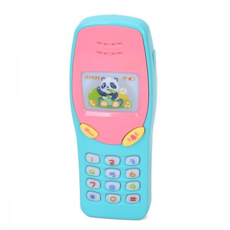 Іграшковий телефон BabyToys HJ-9023 зі звуком і світлом Іграшковий телефон BabyToys HJ-9023 зі звуком і світлом