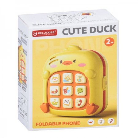 Іграшковий телефон BabyToys SS018 з музикою та звуками Іграшковий телефон BabyToys SS018 з музикою та звуками