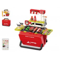 Игровой набор Барбекю-магазин в чемодане, набор продуктов, 51 предмет 668-158 Игровой набор Барбекю-магазин в чемодане, набор продуктов, 51 предмет 668-158