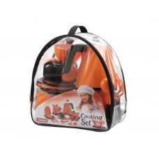 Набор посуды игровой Cooking set, 26 см, в сумке, 39 предметов, Юника 71504