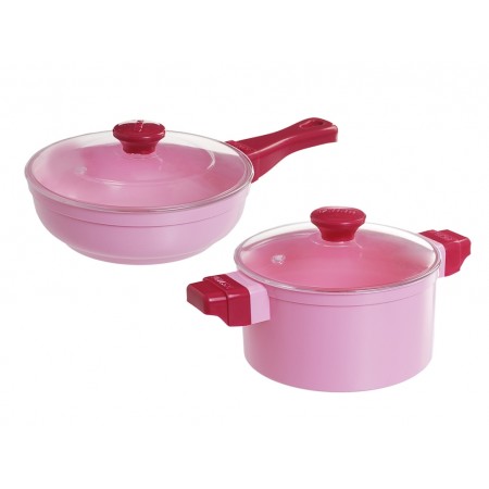 Дитячий іграшковий набір посуду рожевий Cooking Plate with Dishes 7 предметів у коробці Юніка 71696 Дитячий іграшковий набір посуду рожевий Cooking Plate with Dishes 7 предметів у коробці Юніка 71696