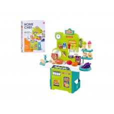 Игровая кухня Limo Toy 922-208 с посудой и продуктами, 50 см, 53 предмета