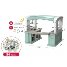 Детская игрушечная кухня BIG TM Doloni Toys 01480-21 Бирюзовый