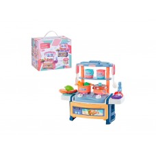 Игровой набор кухня компактная, мойка механическая, звук, свет 899-1 Игровой набор кухня компактная, мойка механическая, звук, свет 899-1