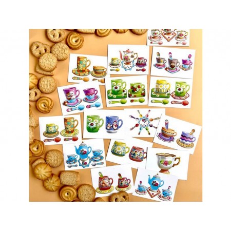 Игра Веселое чаепитие 23х16х5 см, Ubumblebees PSD191 Игра Веселое чаепитие 23х16х5 см, Ubumblebees PSD191