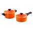 Детская посудка оранжевый Plate with dishes 10 предметов Юніка 71702 Детская посудка оранжевый Plate with dishes 10 предметов Юніка 71702