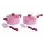 Детская посудка розовый Cooking Set 9 предметов Юніка 71726