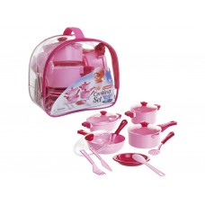 Детская посудка розовый Cooking Set 25 предмета Юніка 71757
