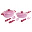 Детская посудка розовый Cooking Set 39 предметов Юніка 71764 Детская посудка розовый Cooking Set 39 предметов Юніка 71764