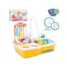 Детская игрушечная кухня игровая с водой WD-R26, 40 см, льющаяся вода, Limo Toy