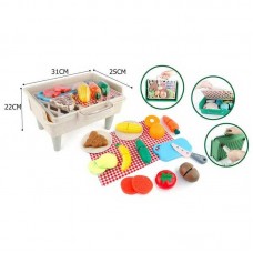 Игровой набор барбекю BabyToys с посудой и мангалом в чемодане Игровой набор барбекю BabyToys с посудой и мангалом в чемодане