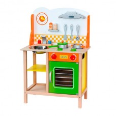 Детская кухня Viga Toys из дерева с посудой 50957FSC Детская кухня Viga Toys из дерева с посудой 50957FSC
