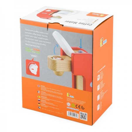 Іграшкова кавоварка Viga Toys з дерева 50234FSC Іграшкова кавоварка Viga Toys з дерева 50234FSC