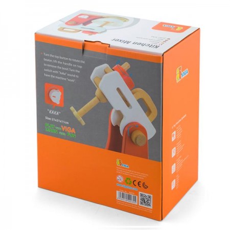 Іграшковий міксер Viga Toys з дерева 50235FSC Іграшковий міксер Viga Toys з дерева 50235FSC