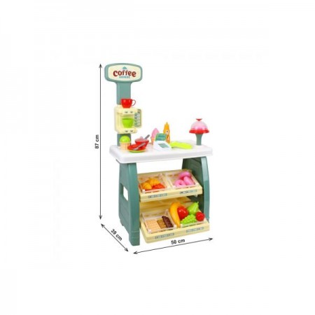Игрушечный набор "Кофейня ТехноК", арт.9765 - размеры 58×48×15.5см,
- вес 2700 г Игрушечный набор "Кофейня ТехноК", арт.9765 - размеры 58×48×15.5см,
- вес 2700 г