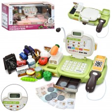 Кассовый аппарат 889-310-311 30, 5-14-16см, калькулятор, сканер, звук англ, ваги, продукти, корзина, гроші, рухлива стрічка, 30 деталей, 2кольори, на бат-ці Кассовый аппарат 889-310-311 30, 5-14-16см, калькулятор, сканер, звук англ, ваги, продукти, корзина, гроші, рухлива стрічка, 30 деталей, 2кольори, на бат-ці