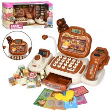 Игрушечный кассовый аппарат R999-24A капибара со звуком Игрушечный кассовый аппарат R999-24A капибара со звуком
