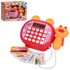 Касовий апарат BabyToys X858-1G зі звуком і світлом для дівчаток Касовий апарат BabyToys X858-1G зі звуком і світлом для дівчаток