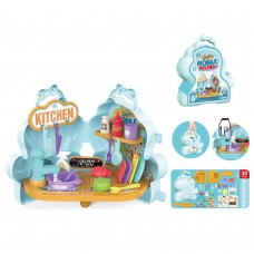 Игрушечная кухня BabyToys 8171 с мойкой и посудой, 29 предметов Игрушечная кухня BabyToys 8171 с мойкой и посудой, 29 предметов
