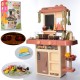 Детская игрушечная кухня Limo 889-190, мойка-льется вода, 36 предметов, звук, свет