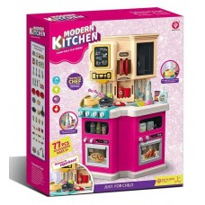 Игрушечная кухня BabyToys 922-165 пластиковая для девочек