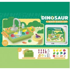 Детская посудка BabyToys 185428 с водой и звуком, 21 предмет