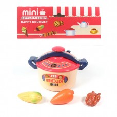 Іграшкова мультиварка BabyToys 3703C з посудом, різні кольори Іграшкова мультиварка BabyToys 3703C з посудом, різні кольори