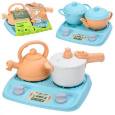Детская плита с посудой BabyToys HG-3034-35, 2 цвета