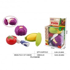 Набор продуктов T1745086 на липучке, набор овощей, чем, в кор-ке, 11-17,5-6см Набор продуктов T1745086 на липучке, набор овощей, чем, в кор-ке, 11-17,5-6см