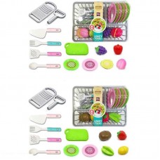 Детская посудка BabyToys CS 711-10 пластиковая 2 вида Детская посудка BabyToys CS 711-10 пластиковая 2 вида