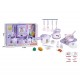 Дитячий іграшковий набір посуду HY 01-1 18 елементів, варильна поверхня, пароварка, чайник, в коробці