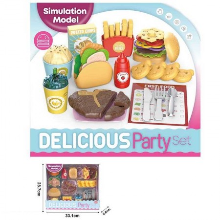 Набір іграшкових продуктів BabyToys LY 8638 A з посудом