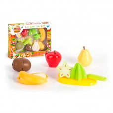 Игровой набор продуктов WToys 22140 с фруктами на липучках, 12 элементов Игровой набор продуктов WToys 22140 с фруктами на липучках, 12 элементов