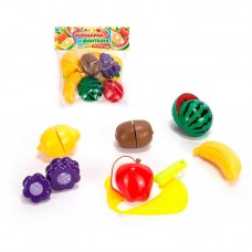Игровой набор продуктов WToys 556644 с фруктами на липучках, 14 элементов Игровой набор продуктов WToys 556644 с фруктами на липучках, 14 элементов
