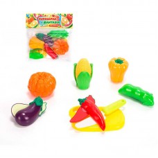 Игровой набор продуктов WToys 559933 с овощами на липучках, 14 элементов Игровой набор продуктов WToys 559933 с овощами на липучках, 14 элементов