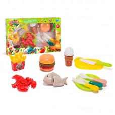 Детская посудка WToys Кулинарная фантазия 77930, 18 элементов на липучках Детская посудка WToys Кулинарная фантазия 77930, 18 элементов на липучках