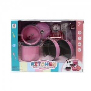 Дитячий іграшковий набір посуду 988-A1 каструля, сковорідка, кухонний набір, метал