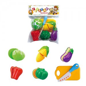 Дитячі іграшкові продукти 228C30 на липучці, 5шт, овочі, дощечка, ніжки