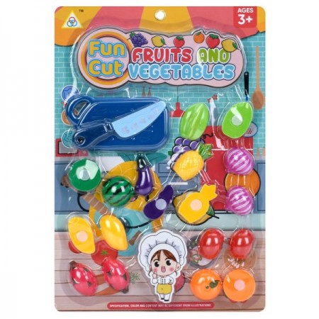 Игровой набор продуктов BabyToys 611-80 на липучке с доской и ножом