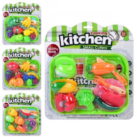 Игрушечный поднос с продуктами на липучках BabyToys 929-1-2-3-5