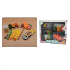 Детская посудка BabyToys AS88C-3 суши и лимон, пластмасса