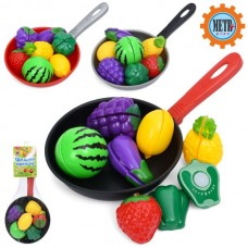 Іграшкові продукти на липучці BabyToys SC-70 фрукти овочі